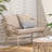 Garden Relax Spot : Weave & Water- Upholstery, 48.50"W X 28.25"D 28.75"H, Assembly Required, 600 Lbs Load Capacity Terrace Chill Construction Waterproof Cushions, 48.5"W Weight