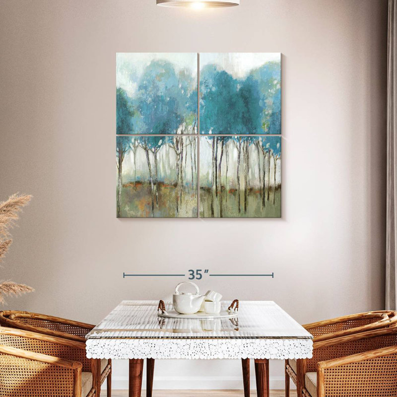 Harnek Misty Meadow I, 74" H x 74" W