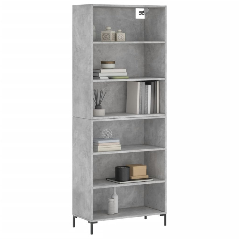 Naftoli 69.5cm Sideboard, Concrete Grey