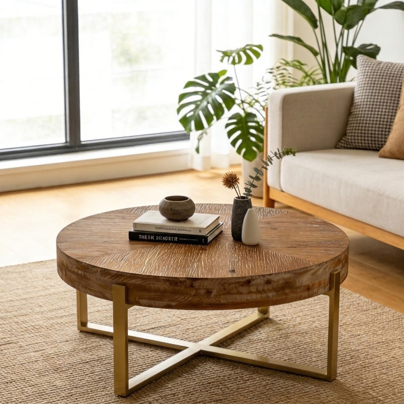 Table basse Brisayda, Or