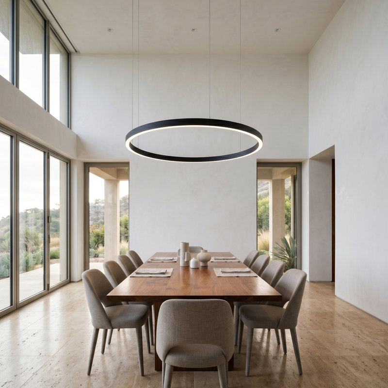 Circular 1 - Light LED Pendant, Black, 3000 K