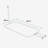 70.57'' D-Shaped Fixed Shower Curtain Rod-50989143
