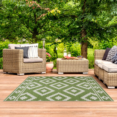 Tapis vert intérieur / extérieur Ashwood Southwestern