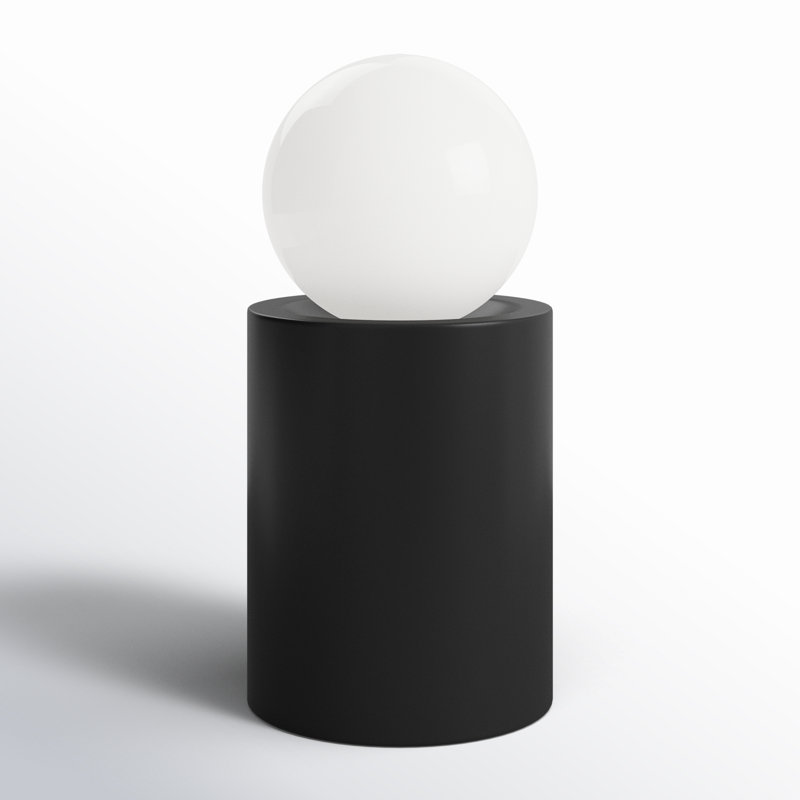 Lampe de table Rachid, H 11,5 po x l 5,5 po x P 5,5 po, Étain vert