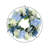 23" Wreath with Hydrangeas and Heather