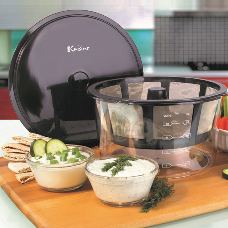 2-qt. Euro Cuisine Greek Yogurt Maker, Black