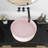 Ceramic Circular Vessel Bathroom Sink Art Sink-123428855