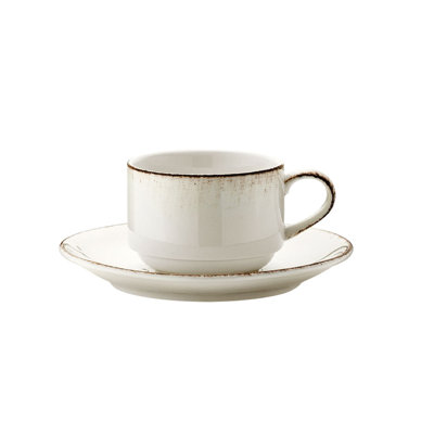 Tasse à espresso et soucoupe Gris