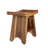 EcoDecors - Serenity, 18 Inch Wide - Teak Shower Bench - Bathroom Stool Seat - in Earthy Teak
