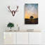 Lone Tree At Dusk Abstract - Wrapped Canvas-56665671