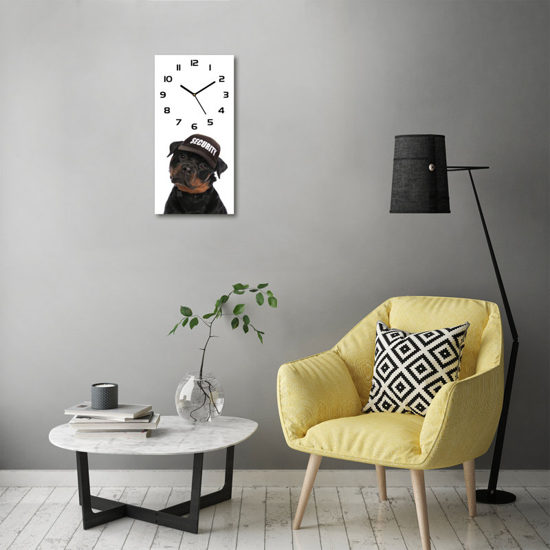 Jamshida Glass Wall Clock