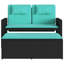 Banc de patio inclinable avec coussins vidaXL-99049278