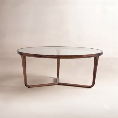 37" Glass Coffee Table