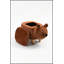 Upholstered Faux Fur Footstool