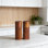 Acacia Wood Salt And Pepper Grinder Set With Adjustable Ceramic Grinder, Non-Slip Ribbed Design And Marked Lids, Manual Pepper Mill And Salt Shaker