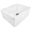 Évier de cuisine en argile réfractaire simple 23 po Ruvati - blanc