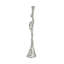 Grand chandelier conique en aluminium à branches d'arbre de 4,5 po de diamètre x 21,5 po argent / or-1252228236
