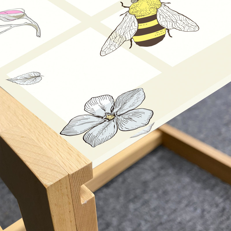 Indhira Sled Coffee Table, 40cm H x 74cm W x 62cm D