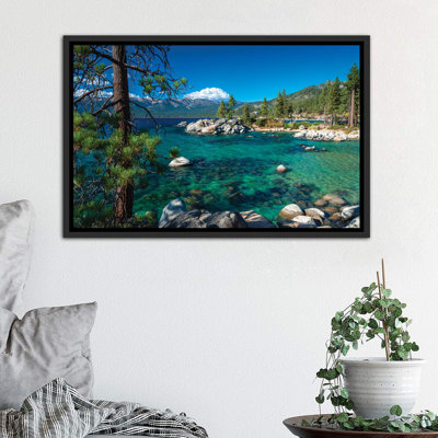 Boulders and Cove at Sand Harbor State Park, Lake Tahoe, Nevada, USA par Russ Bishop - reproduction de photo