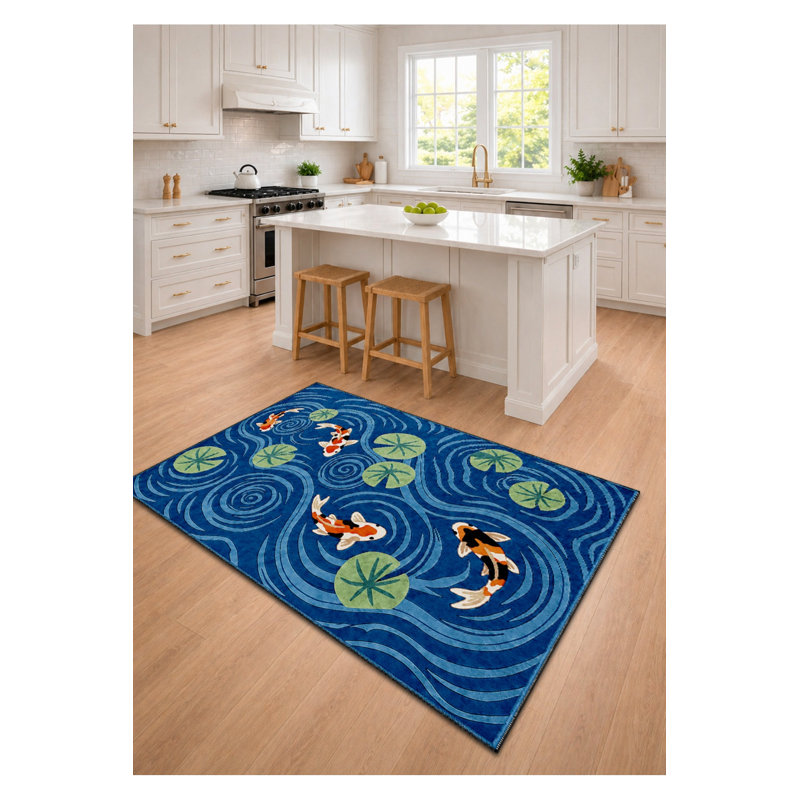 Tapis tissé à la crème Mosso, 4'11" x 7'7"