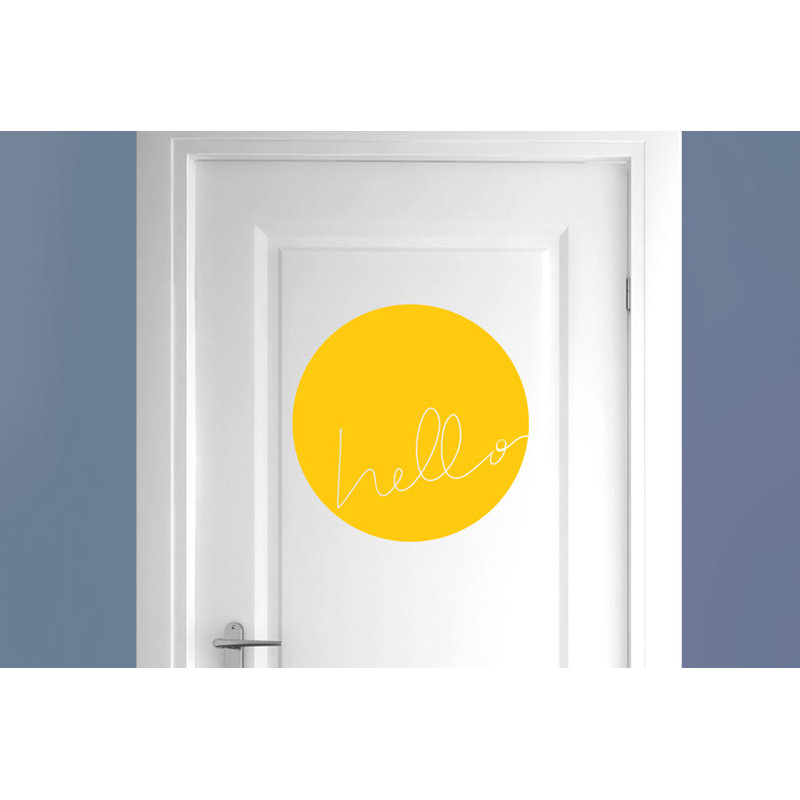 Wall Decal, Dark Yellow