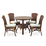 Darolyn 4 - Person Solid Wood Solid Wood Top Four Leg Dining Set