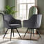 Fauteuil d'appoint pivotant en velours Prodell-51474984