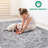 Loom & Non-Shedding Area Rug 2X8 Silver - Suitable For Dining Room, Dorm Home Office Stain , Soft Pile Surface Contemporary Bedroom, Office, Room Non-Shedding, Long-Lasting Quality