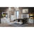 MOON WHITE MARBLE QUEEN BED W/LED-1126606625