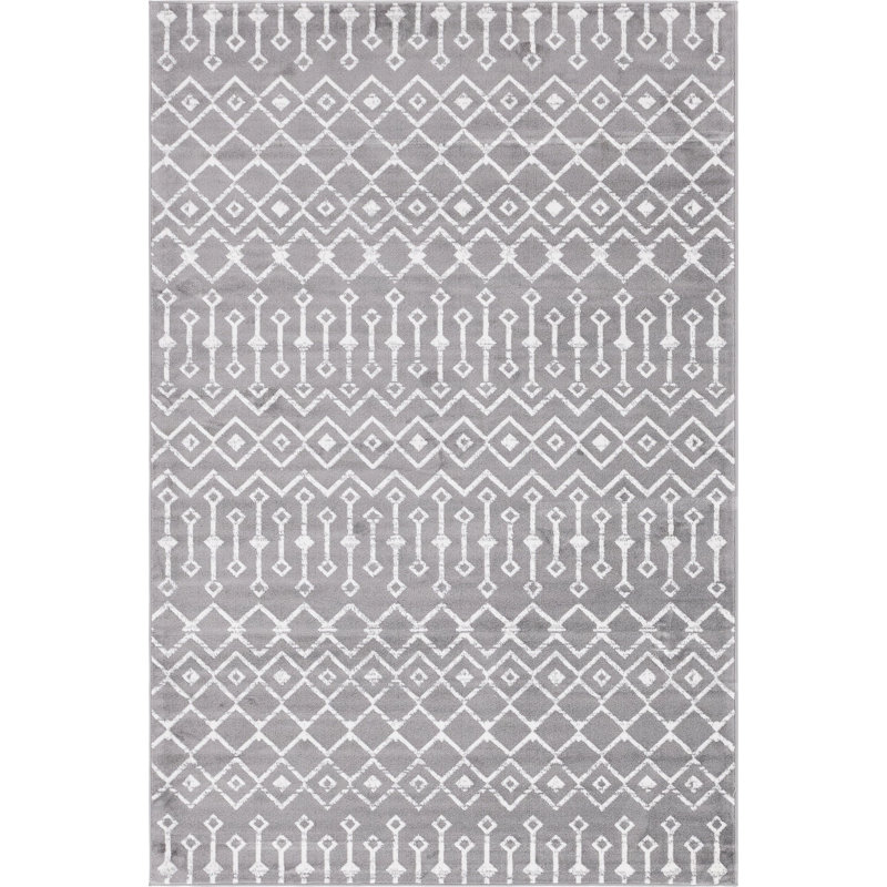 Aemtenan Abstract Indoor Rug, Rectangle 6' x 9'