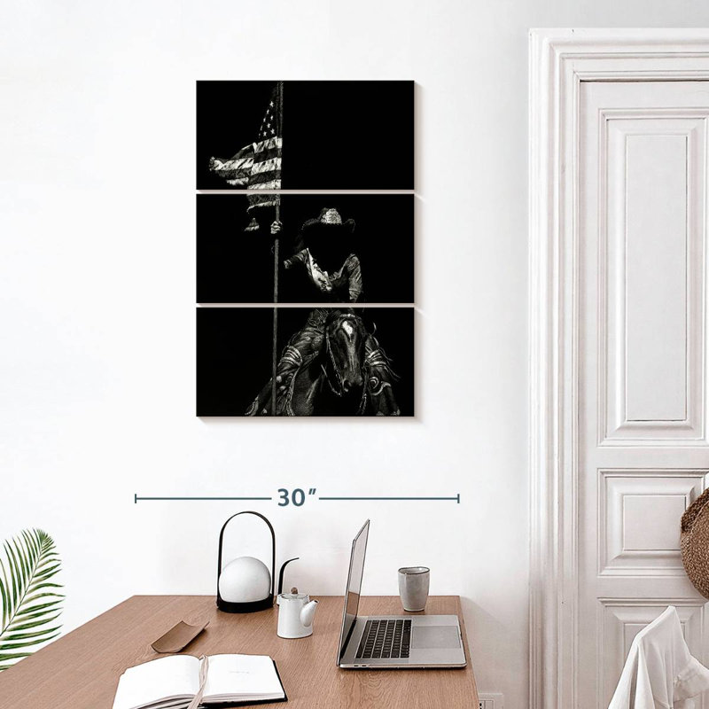 Lelar Scratchboard Rodeo VI, 32" H x 20" W