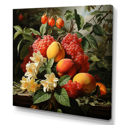 Peinture Renaissance d'un fruit de mangue II - fruits, art mural