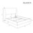Bellfield Upholstered Wingback Bed-1110242687-1110242656