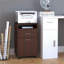 Armoire de rangement mobile à roulettes, organisateur sous le bureau avec tiroir, armoire et tablette-1048659553