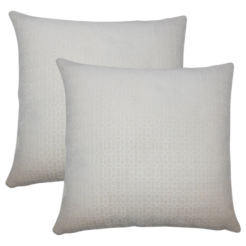 Coussin décoratif géométrique , Brun clair