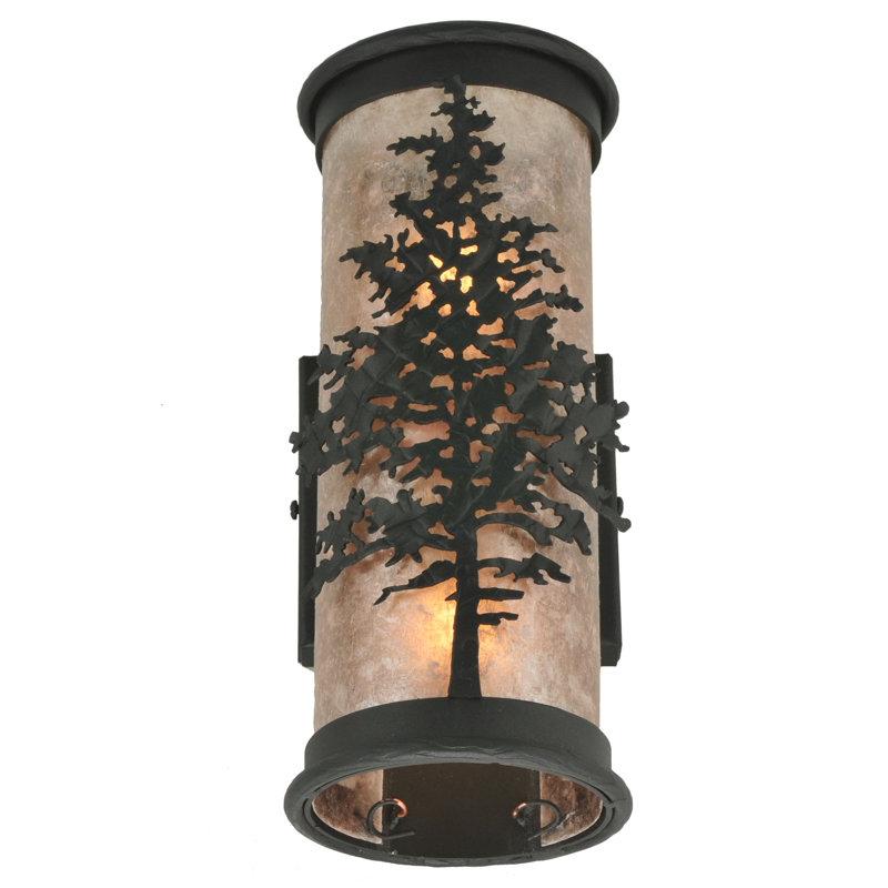 Rustic Lodge 2 - Light Flush Mounted Sconce