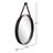 Emile Steel Round Mirror