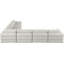 Canapé modulaire réversible de large de 152 po avec repose-pieds Howardine-82751093