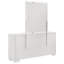 Commode 6 tiroirs avec miroir Toint Blanc neige-116447355