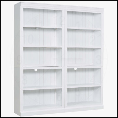 Stylish 83-Inch Tall Wood Bookcase Suite with LED Light Strip, Adjustable Shelves, and Modern Design for Versatile Home Storage