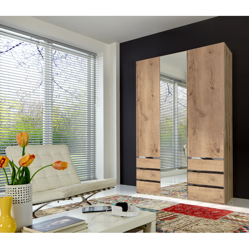 Aelia 3 Door Manufactured Wood Wardrobe