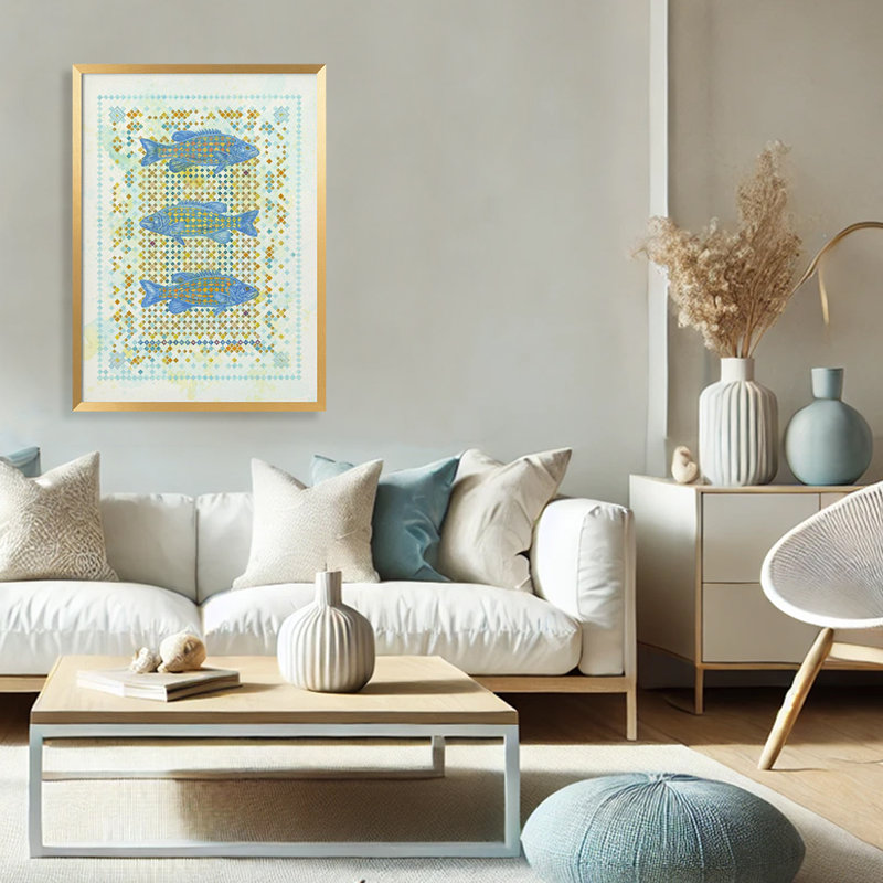 "Coast Like Retreat", art mural encadré "Coast Like Retreat", H 40 po x l 30 po