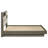 Savannah Queen Bed Bookcase Headboard Grey Oak-759248916