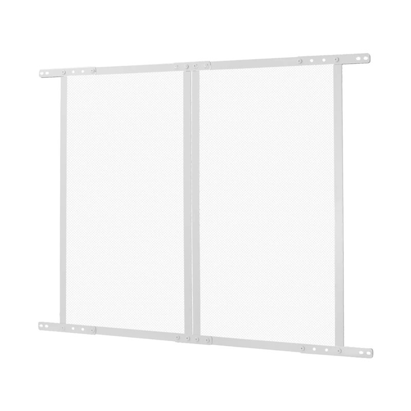 Grille de porte réglable pour moustiquaire en aluminium ajustable, 26", 24"