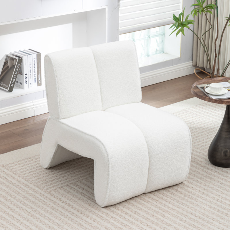 Chaise d'appoint Mathias, Blanc