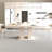 Rectangular Extendable Dining Table Solid Wood