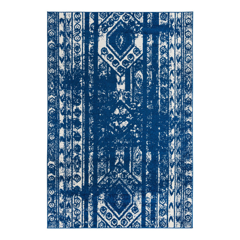 Gusman Geometric Indoor Rug, Rectangle 6' x 9'