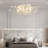 47" 6-Light Ceramic Ginkgo Leaf Chandeliers-385694966
