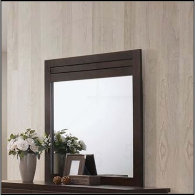 Panang Mahogany Finish Mirror