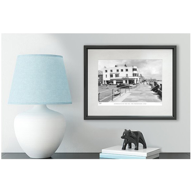 Newbiggin By The Sea, The Promenade C1960 - Single Picture Frame Print, 28cm H x 36cm W x 2.3cm D